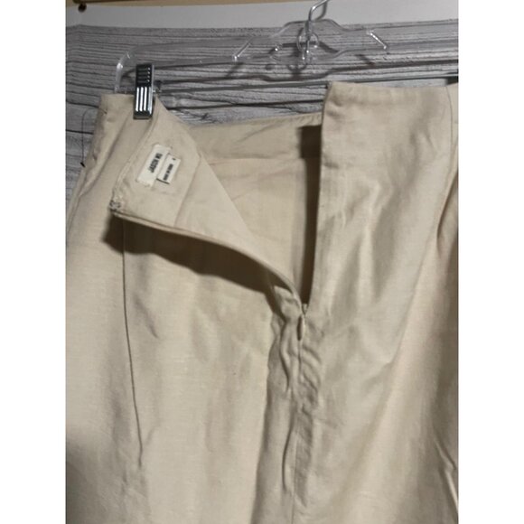 Jason Wu Beige 2-Piece Set Top Skirt With Coin Trim Size 4 Beach Resort Coastal - Picture 12 of 14